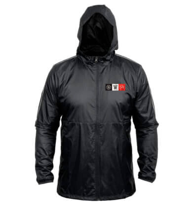 Corta vento preta Joga Basquete